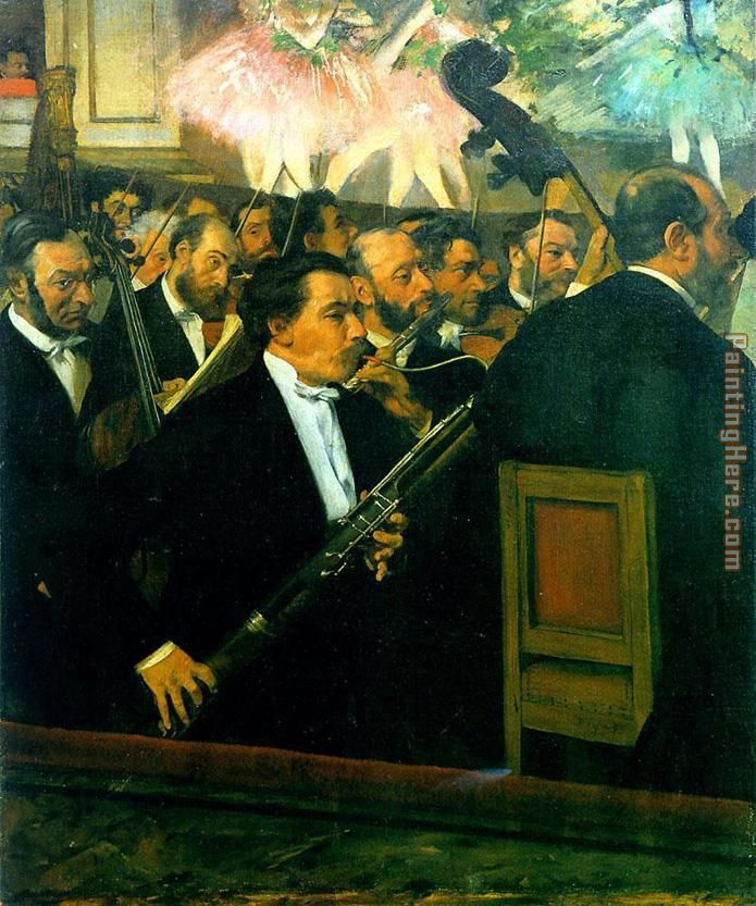 The Orchestra of the Opera painting - Edgar Degas The Orchestra of the Opera art painting